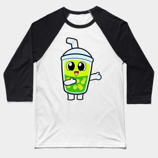 Happy Boba Milktea Kawai Baseball T-Shirt